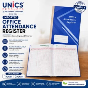 Unics Imported Office Attendance Register