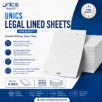 UNICS Legal Lined Sheets - Fine Quality