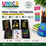 UNICS Medi Spiral Notebook