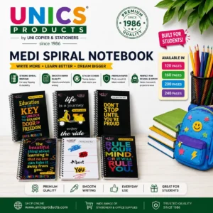 UNICS Medi Spiral Notebook