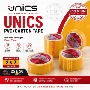 UNICS PVC/CARTON Tape