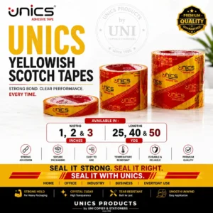 UNICS Yellowish Scotch Tapes
