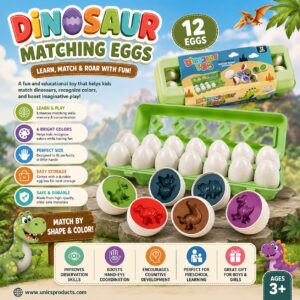 Dinosaur Matching Eggs