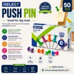 iSELECT Push Pins - 50 Pieces