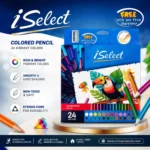iSelect 24 Colored Pencils - Perfect For Students