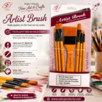 Artist Brush Set – 7-Pieces