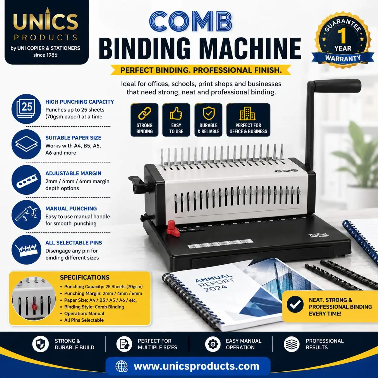 Comb Binding Machine