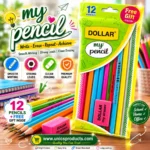 Dollar My Pencil – 12 Pencils + Free Gift