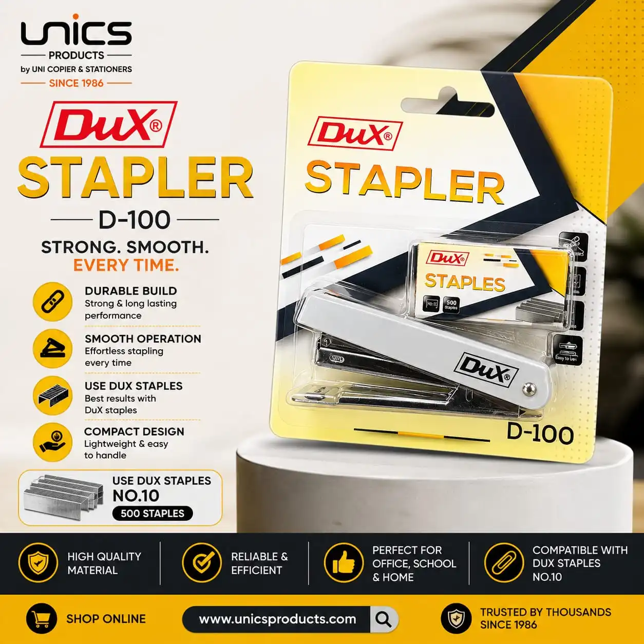 DuX D-100 Stapler Set - Ready to Use