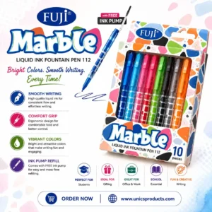 FUJI Marble Fountain Pen – Elegant & Artistic Writing