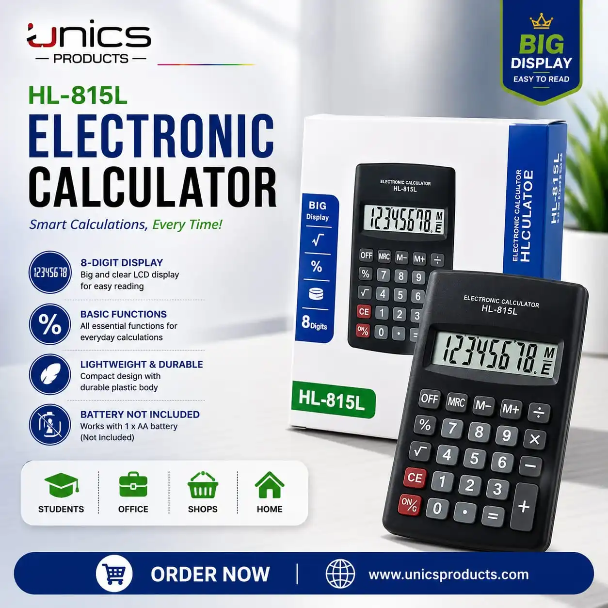HL-815L Electronic Calculator
