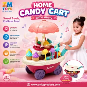 Home Candy Cart with Music