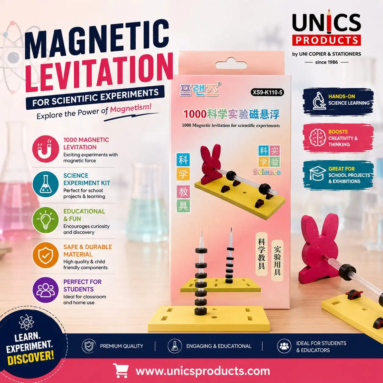 Magnetic Levitation Science Experiment Kit