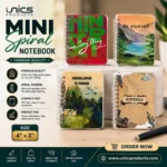 Mini Spiral Notebook – Premium Quality - Size: 4" × 3"