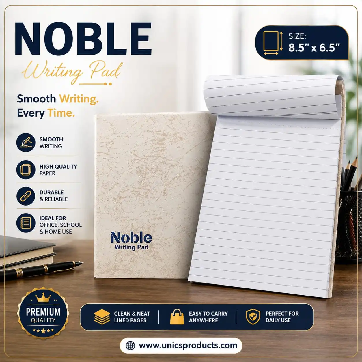 Noble Writing Pad – Smooth Writing, Every Time