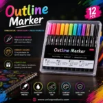 Outline Marker Set - 12-Piece Collection