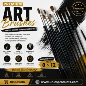Premium Round Paint Brushes – Perfect for Every Stroke