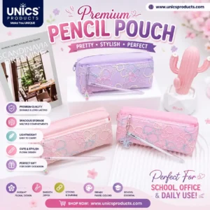 Premium Floral Pencil Pouch - Art No. 9150