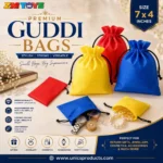 Premium Guddi Bags - Size: 7 × 4 Inches - Pack of 12