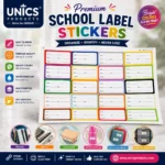 Premium School Label Stickers