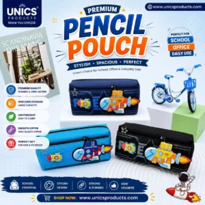 Premium Space Theme Pencil Pouch - Art No. 7767