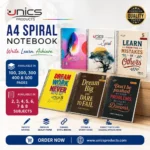 UNICS A4 Spiral Notebook