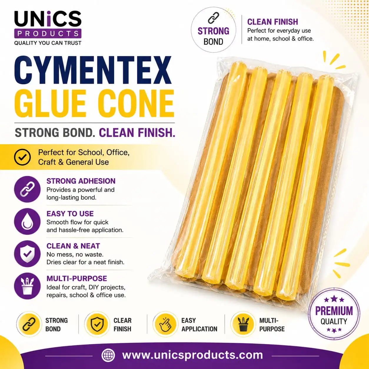 UNICS Cymentex Glue Cone