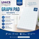 UNICS Graph Pad – 100 Sheets