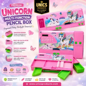Unicorn Multifunction Pencil Box