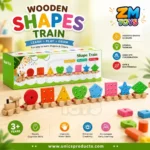 Wooden Shapes Train