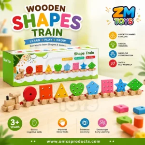 Wooden Shapes Train