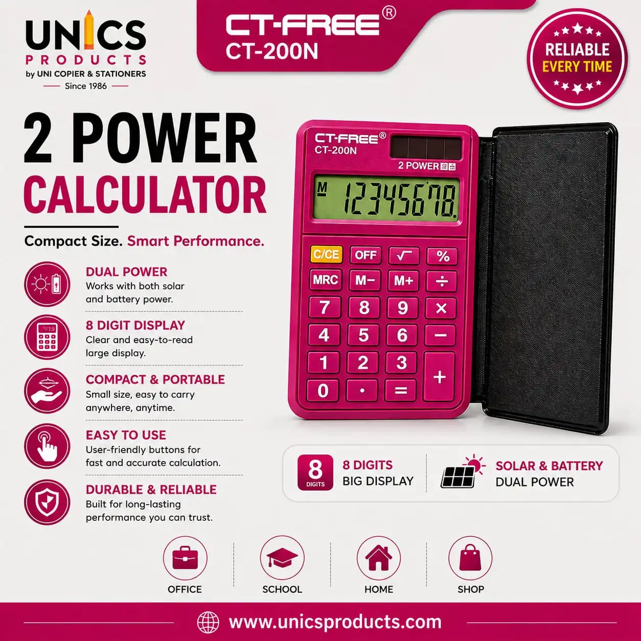 CT-FREE CT-200N — 2 Power Calculator