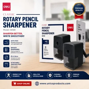 Deli Classic Rotary Pencil Sharpener – 0616B