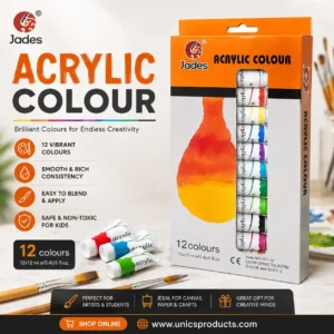 Jades Acrylic Color – 12 Colors Set