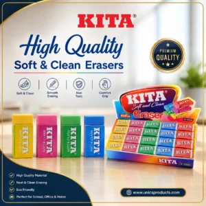 KITA High Quality Soft & Clean Erasers - Pack of 40