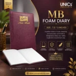 MB Foam Diary - Premium Quality Size: 7.5 × 5 Inches