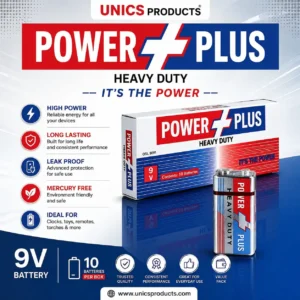Power Plus 9V Heavy Duty Battery