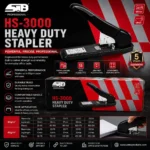 STD Professional HS-3000 Heavy Duty Stapler