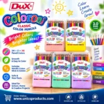 DuX Coloron Classic Color Pencils -  24 + 2 = 26 Pencil Colors