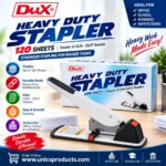 DuX Heavy Duty Stapler - 120-Sheet Capacity