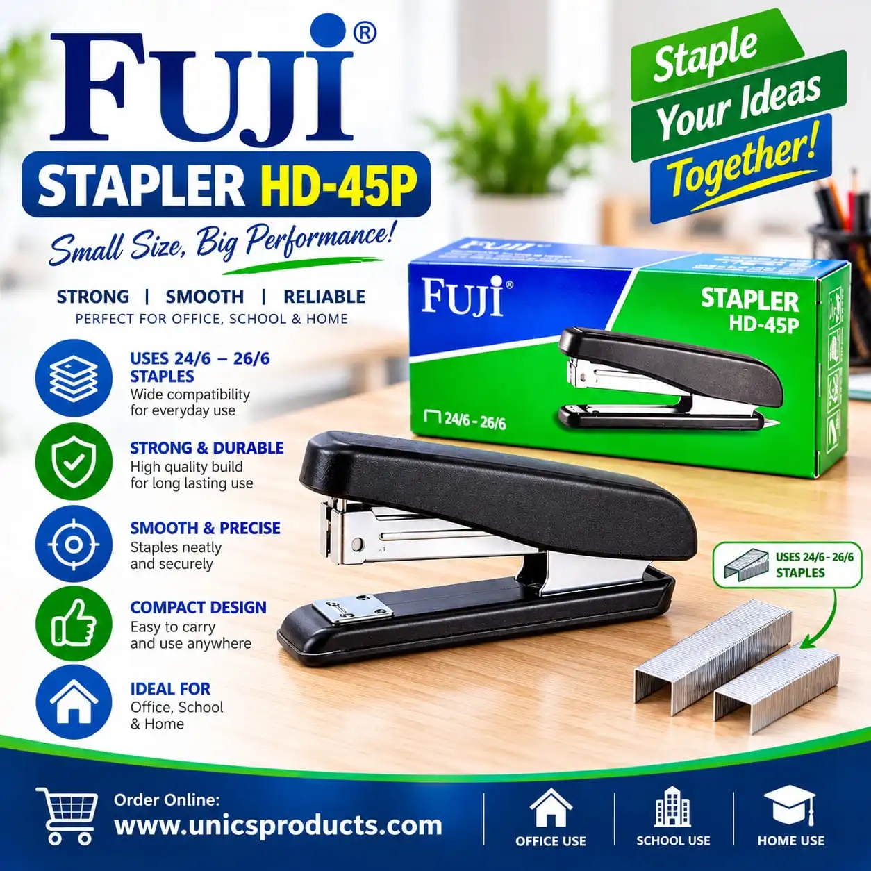 Fuji HD-45P Compact Stapler