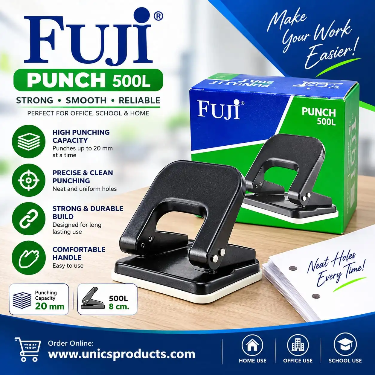 FUJI Punch 500L - Capacity Up to 20 Sheets