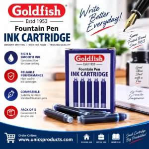 Goldfish Fountain Pen Ink Cartridge Refills