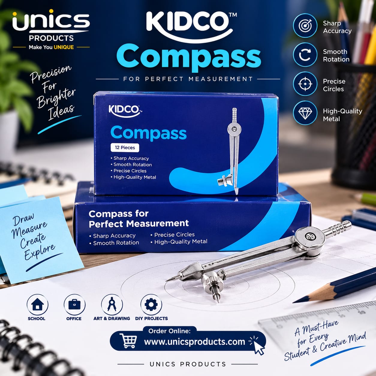 KIDCO Mathematical Compass