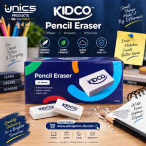 KIDCO Big Size Pencil Eraser - Pack of 45