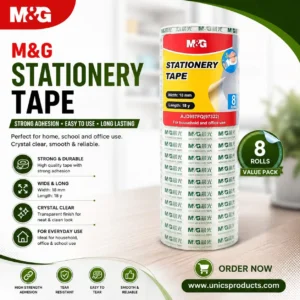 M&G Stationery Tape – 8 Rolls Pack