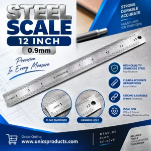 Steel Scale – 12 Inch