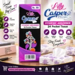 Lilly Casper Hygienic Absorber – Box of 24 Pocket Tissues