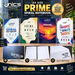 unics-a4-prime-spiral-notebook