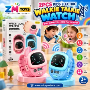 2 Peices Kids Electric Walkie-Talkie Watch